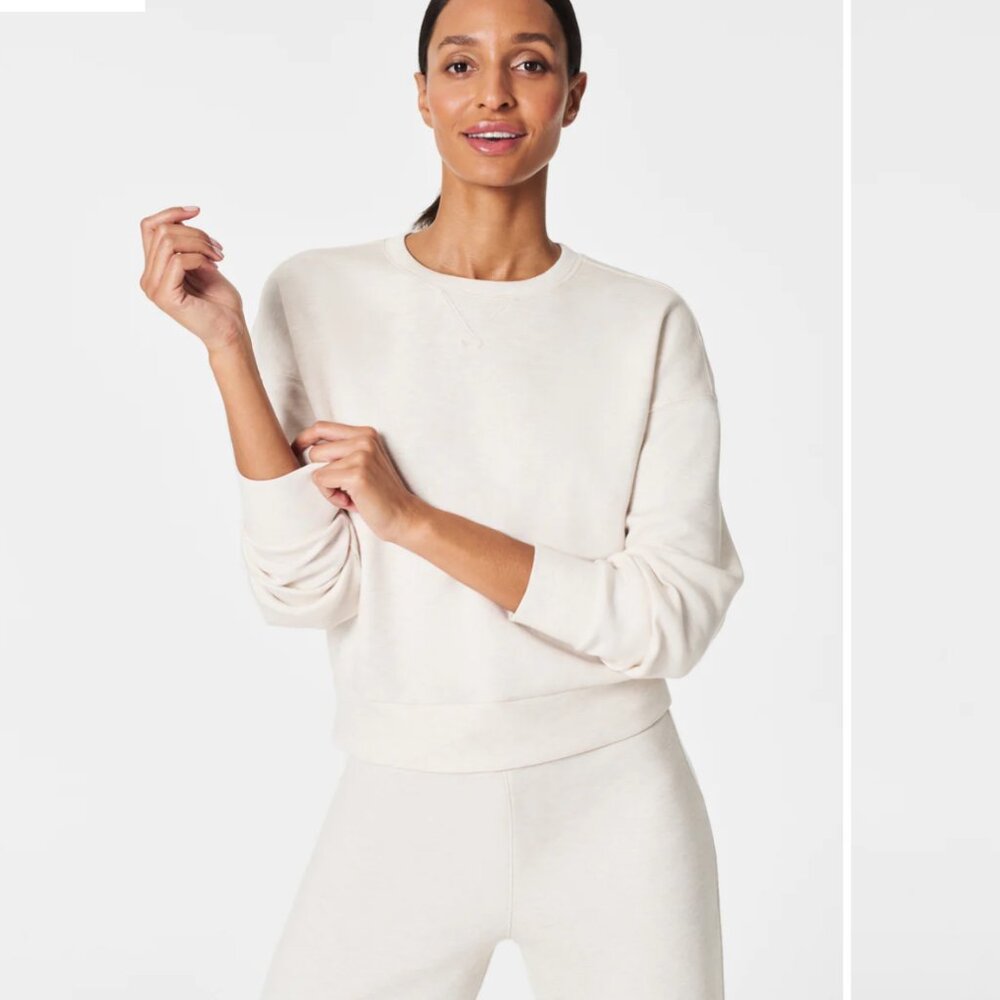 Spanx Air Essentials crew sweatshirt NWT Size L